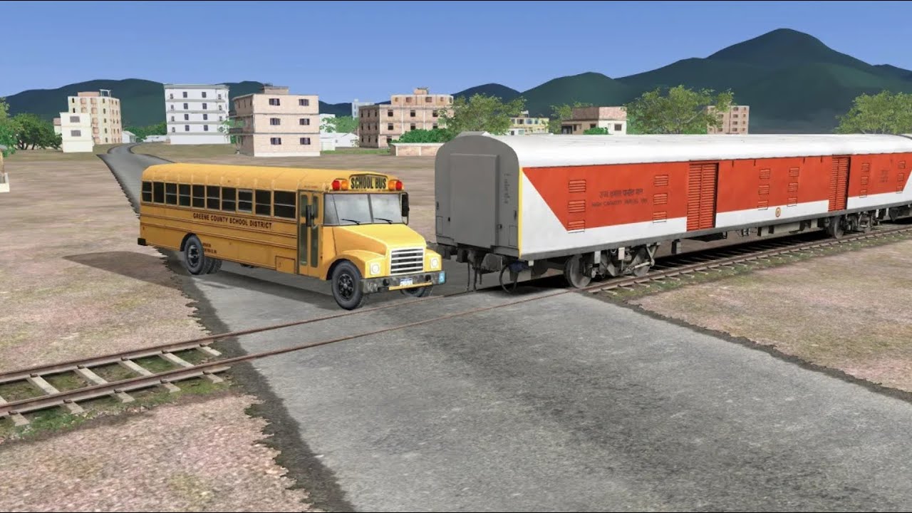 BLUE BCNHL Coupling 3 LHB PARCEL Coaches & Pune WDM3D  - Train Simulator