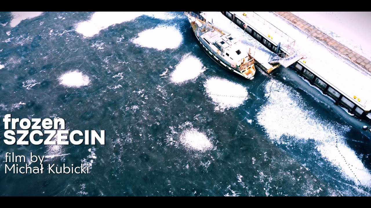 Szczecin skuty lodem (Frozen SZCZECIN) DJI Mini 3 Cinematic