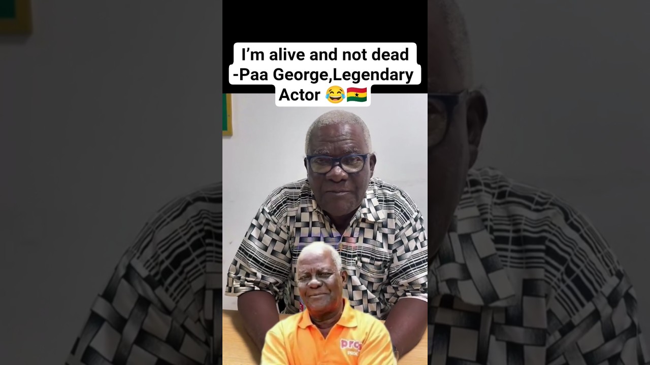 Я жив и не мертв &ndash; Паа Джордж, легендарный актер #akuffoaddo #ghana #ghanatrending #kwadwosheldon