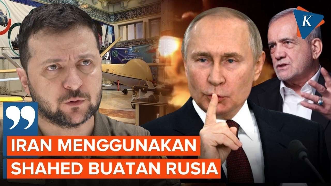 Rusia Disebut Bantu Iran, Pasok Drone Shahed untuk Serang AS-Israel