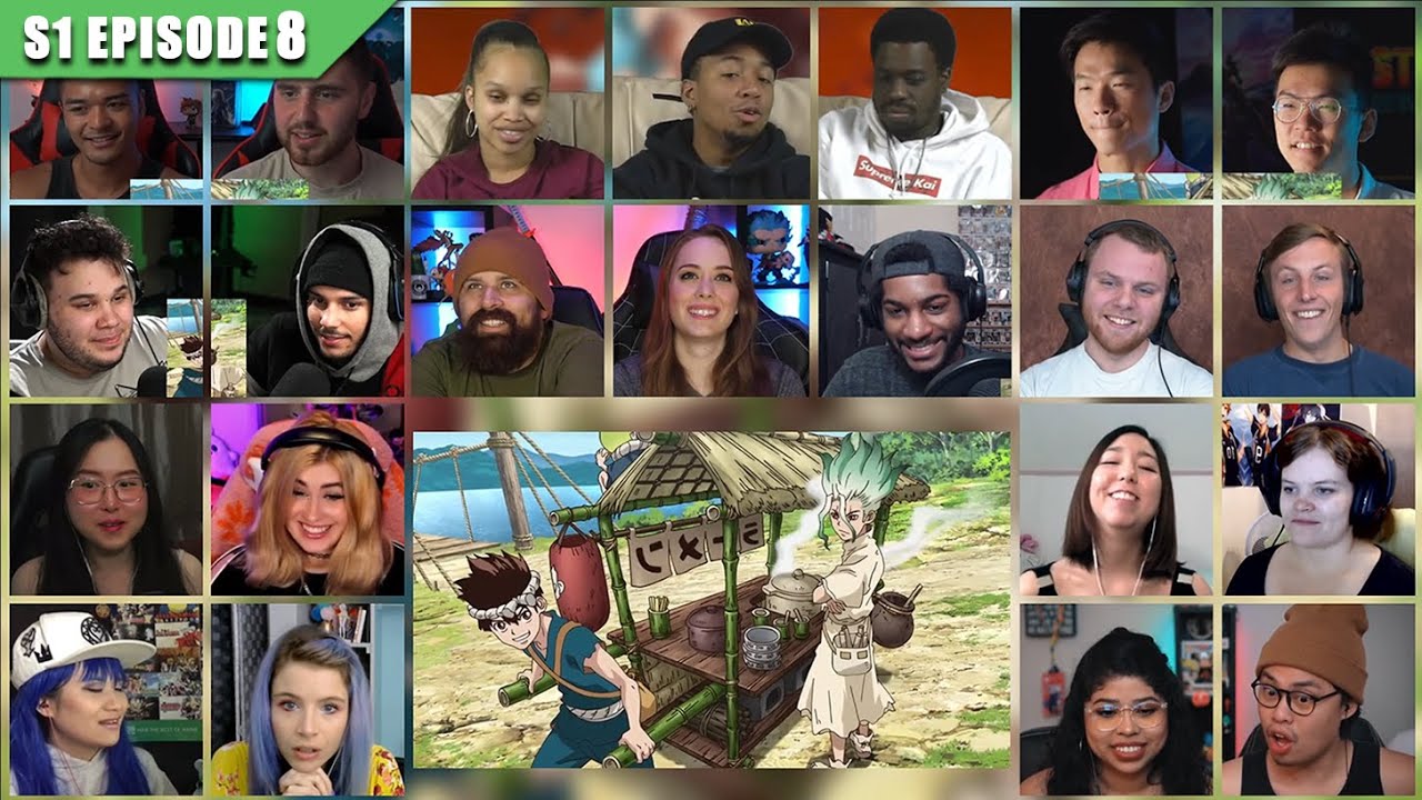 [Full Episode] Dr. Stone Season 1 Episode 8 Reaction Mashup | ドクターストーン