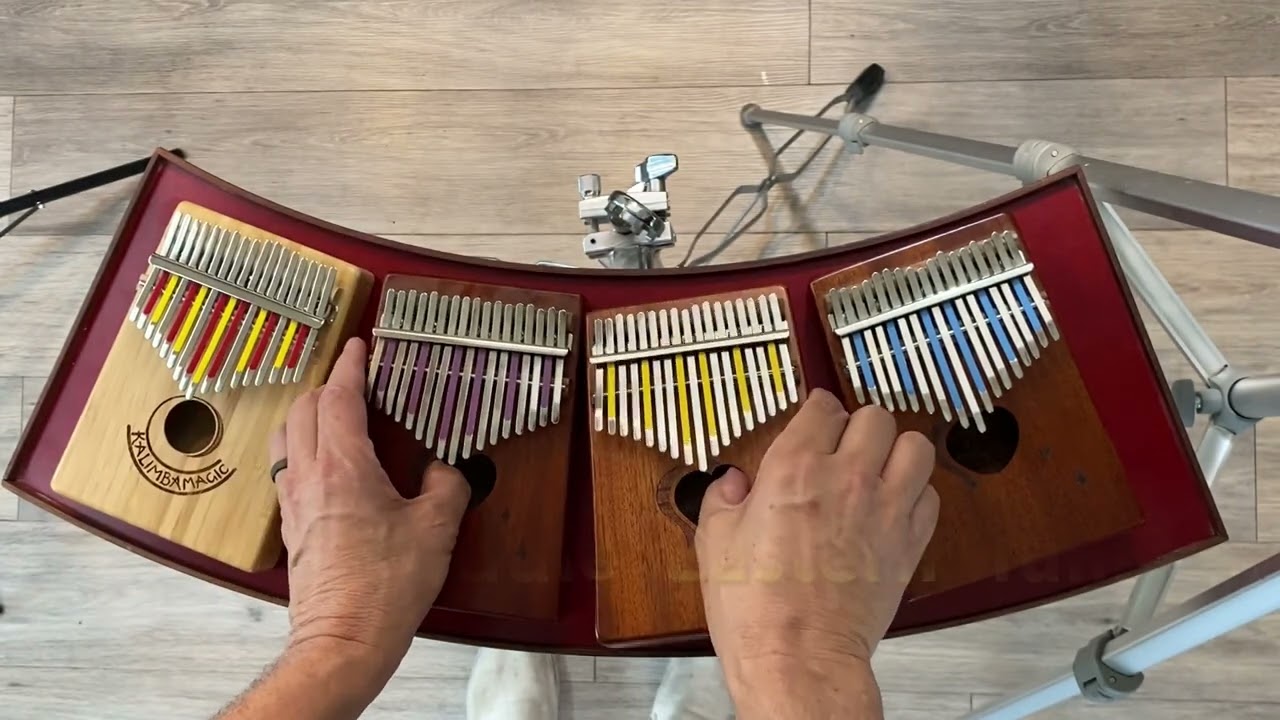 17-Note Kalimba in four different tunings
