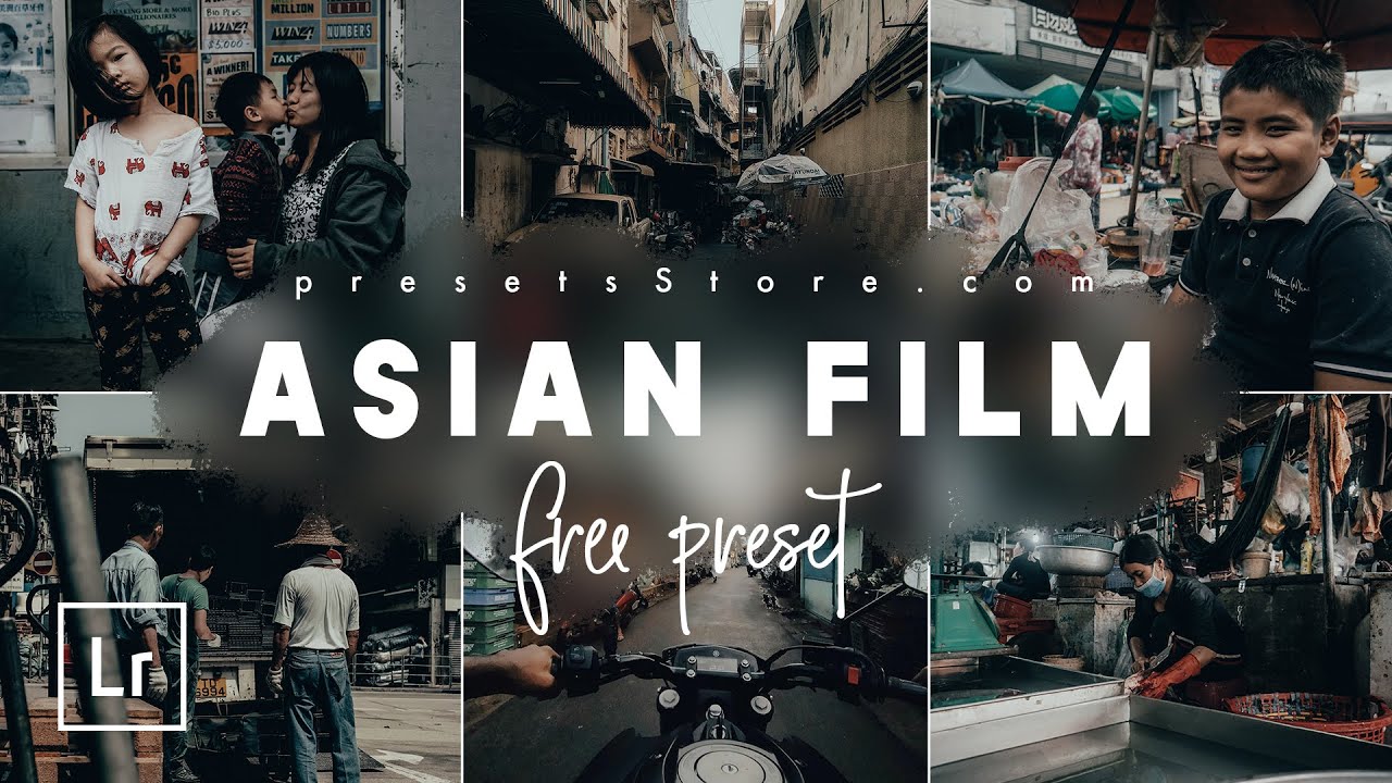 ASIAN FILM — Тёмный Городской Пресет Лайтрум | DNG | Мобильная Цветокоррекция