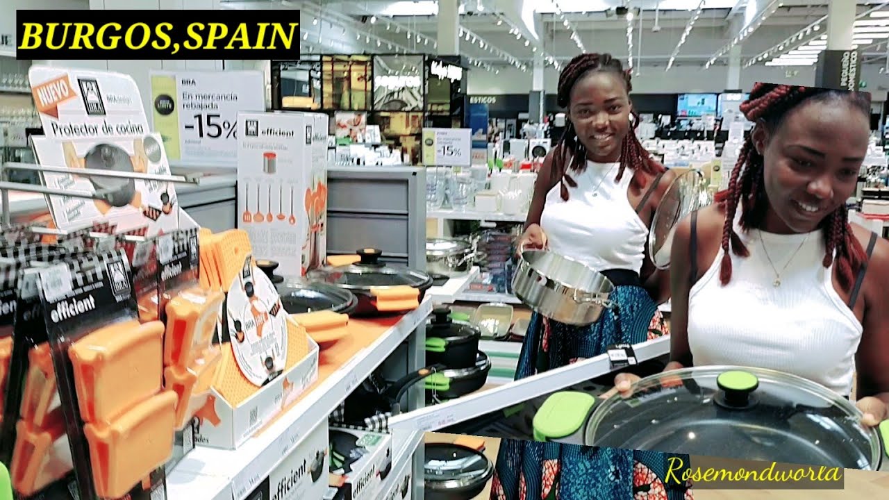 LETS CHECK OUT THE BEAUTIFUL COOKING UTENSILS THEY HAVE IN EL CORTE INGLES.