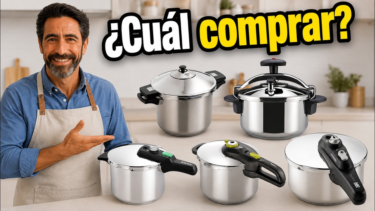 Mejor Olla Express 🍲 Comparativa: 5 Mejores Ollas a Presión, no compres sin ver este vídeo