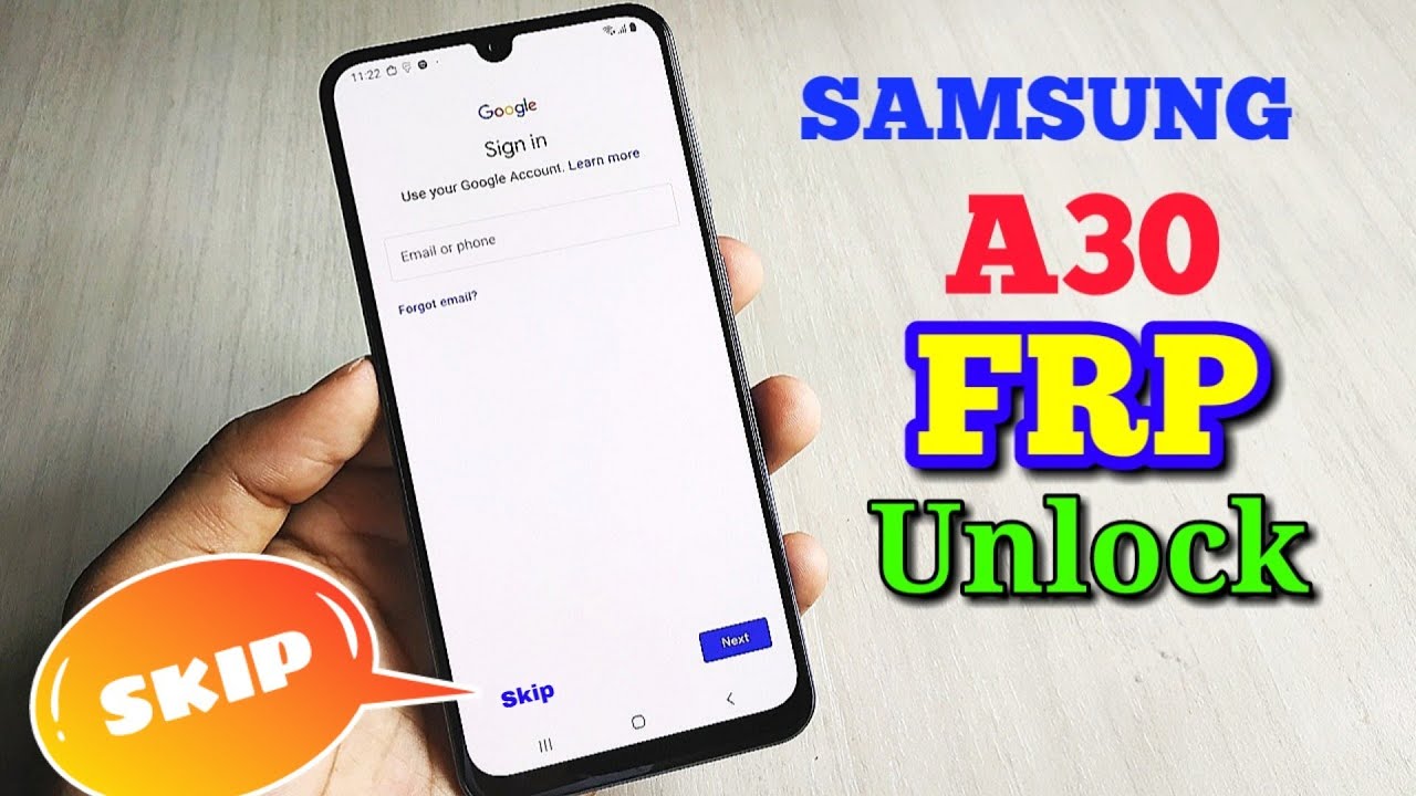 Samsung A30 Frp Unlock || Google Bypass