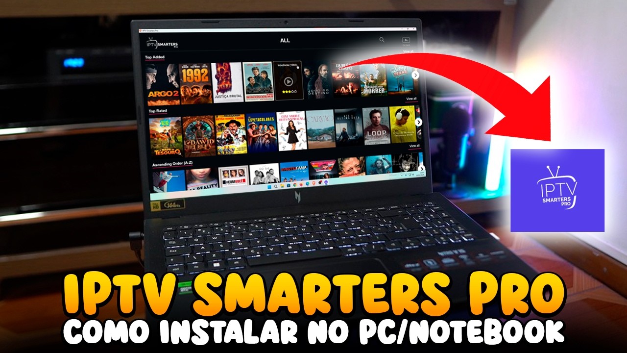 COMO BAIXAR E INSTALAR IPTV SMARTERS PRO NO PC E NOTEBOOK