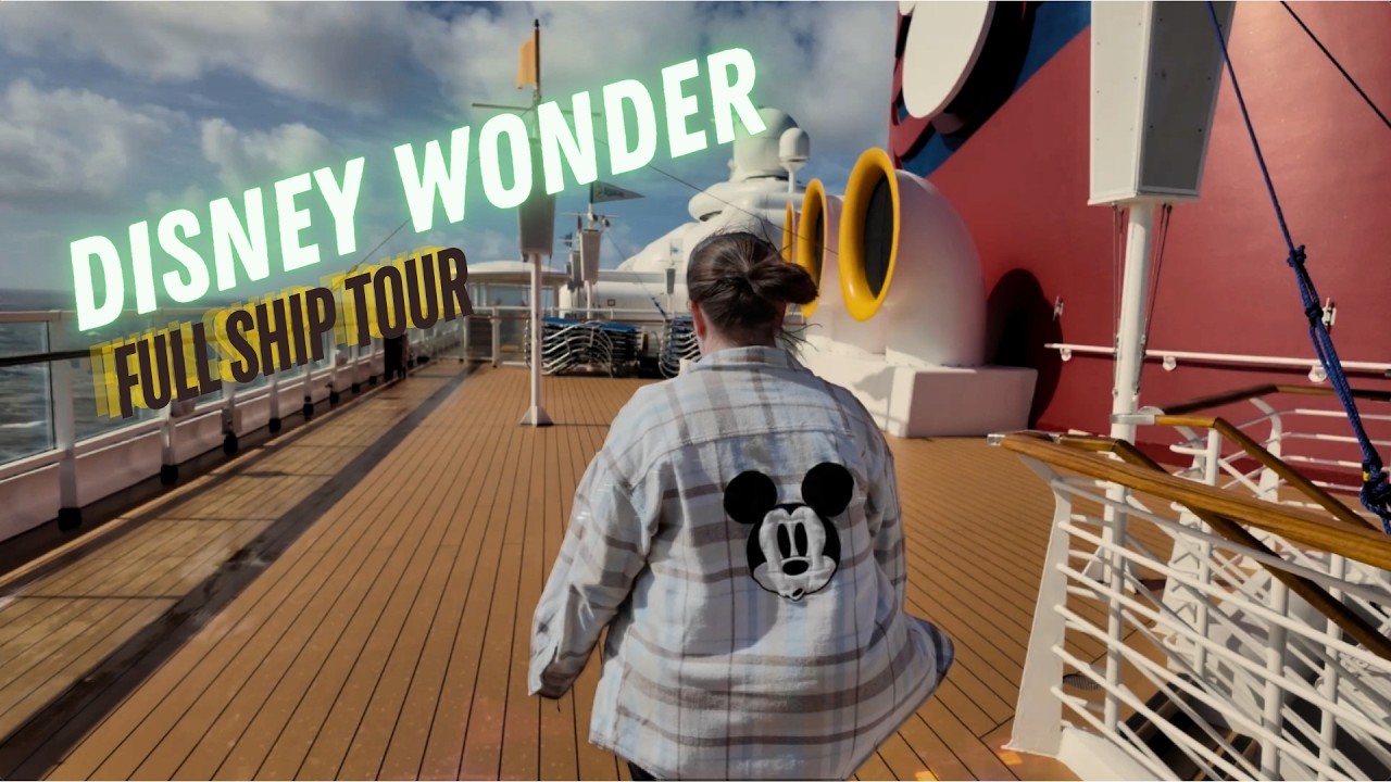 Small Ship, Big Surprises! Complete Deck-by-Deck Tour Of The Disney Wonder