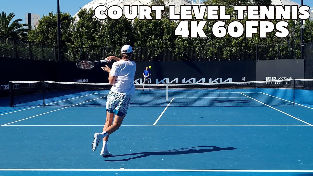 Sebastian Korda Smooth Hitting 2023 | Court Level Practice (4K 60FPS)