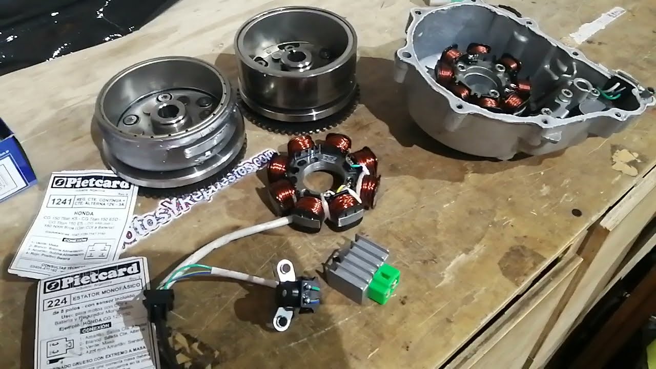 Porque no Carga 😤😤 Honda CG NXR 150 Roce estator magneto 👁😱😱😱