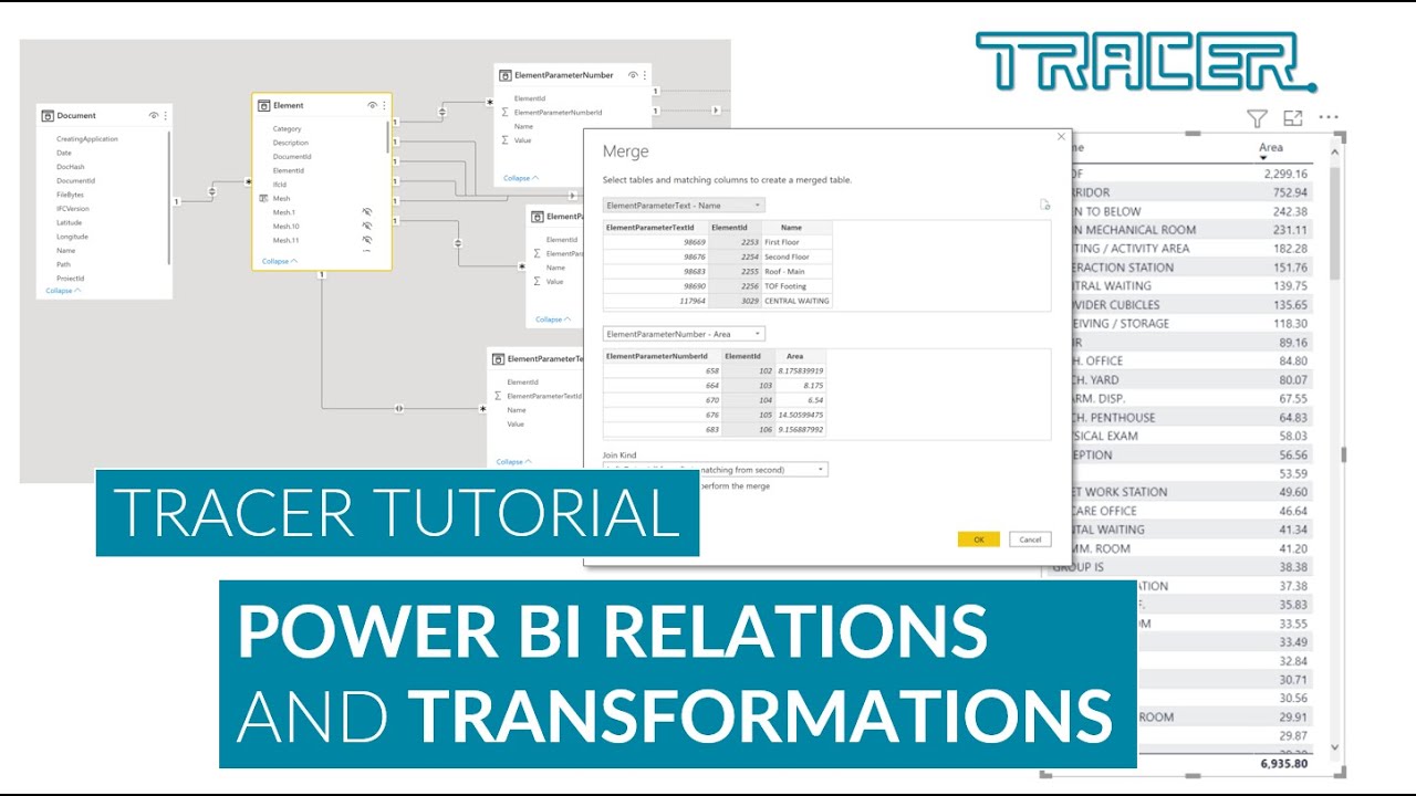 Tracer Tutorial - Intro to Power BI Relationships and Transformations with BIM Data