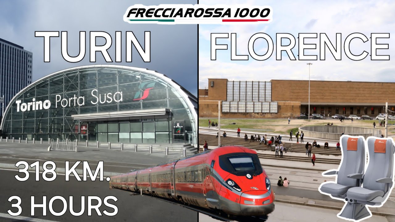 [4K - POV] 🇮🇹 Trying The Standard Coach of Trenitalia's Frecciarossa 1000 (2024)