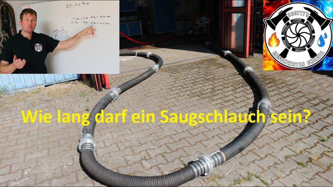 Wie lang darf ein Saugschlauch sein?