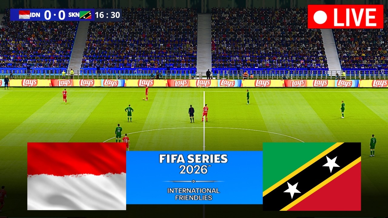🔴LIVE INDONESIA VS SAINT KITTS AND NEVIS  | FIFA SERIES | virtual match