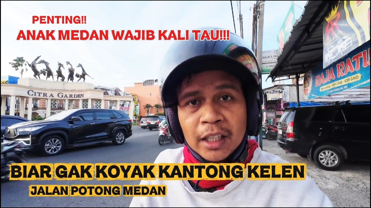 JALAN POTONG MENGHINDARI RAZ1A P0L1SI DI KOTA MEDAN