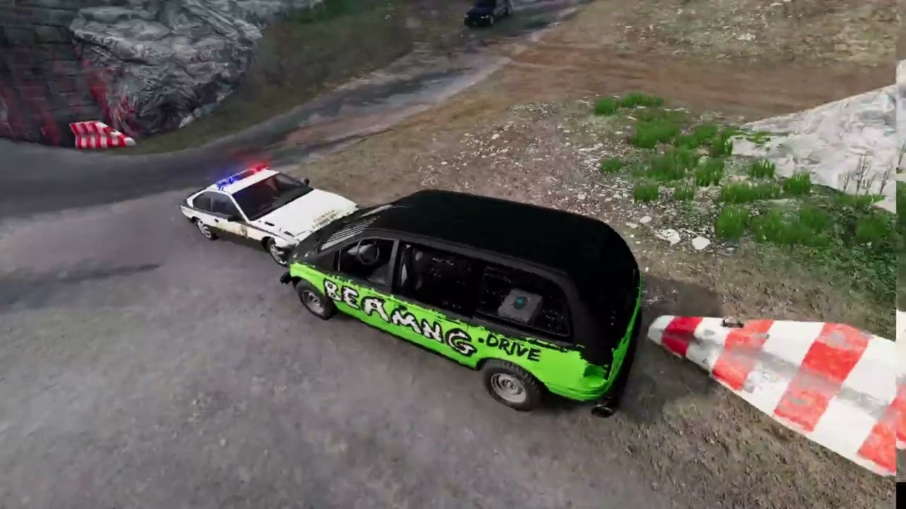 Beamng car vs Cops #beamngdrive