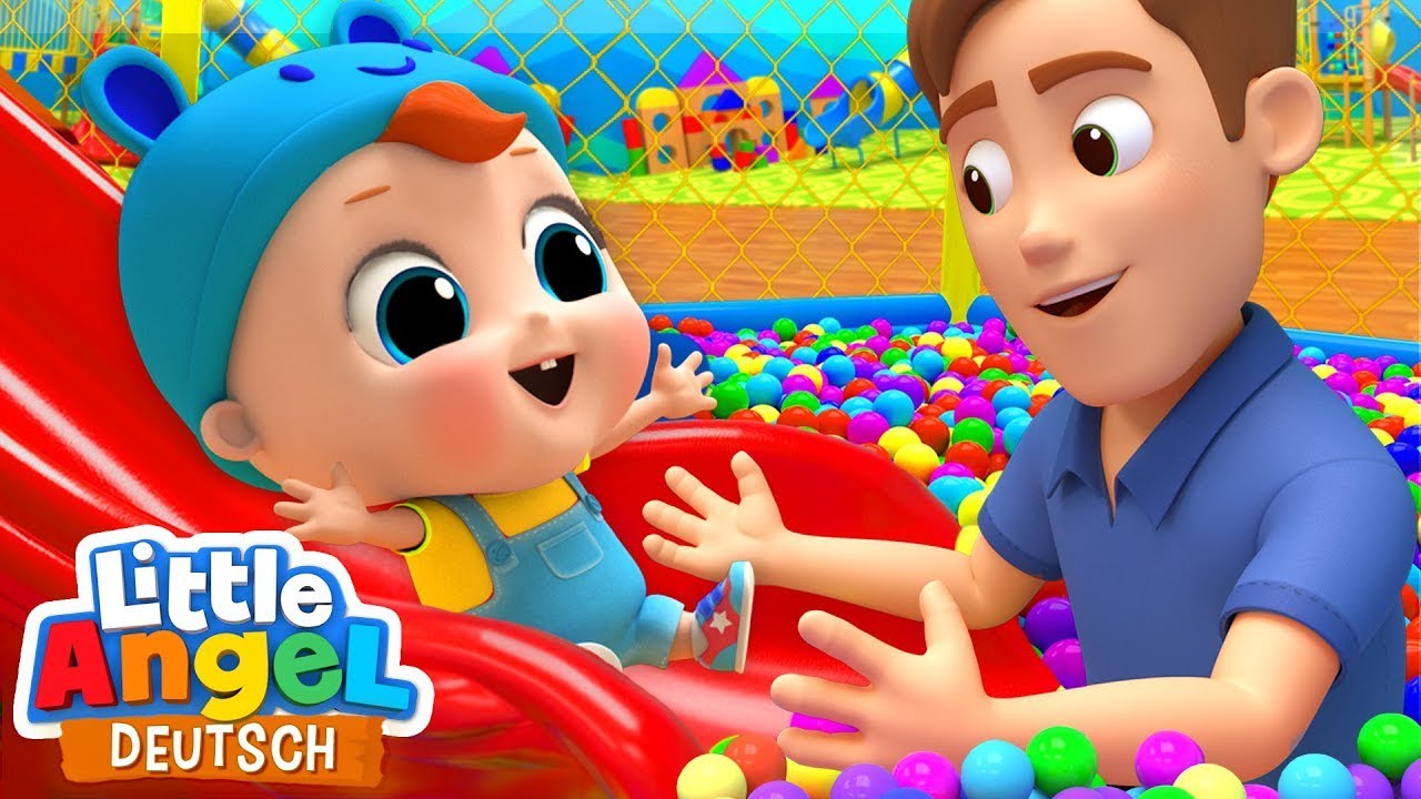 Auf dem Spielplatz | Sicherheit geht vor | Kinderlieder und Cartoons | Little Angel | Moonbug Kids
