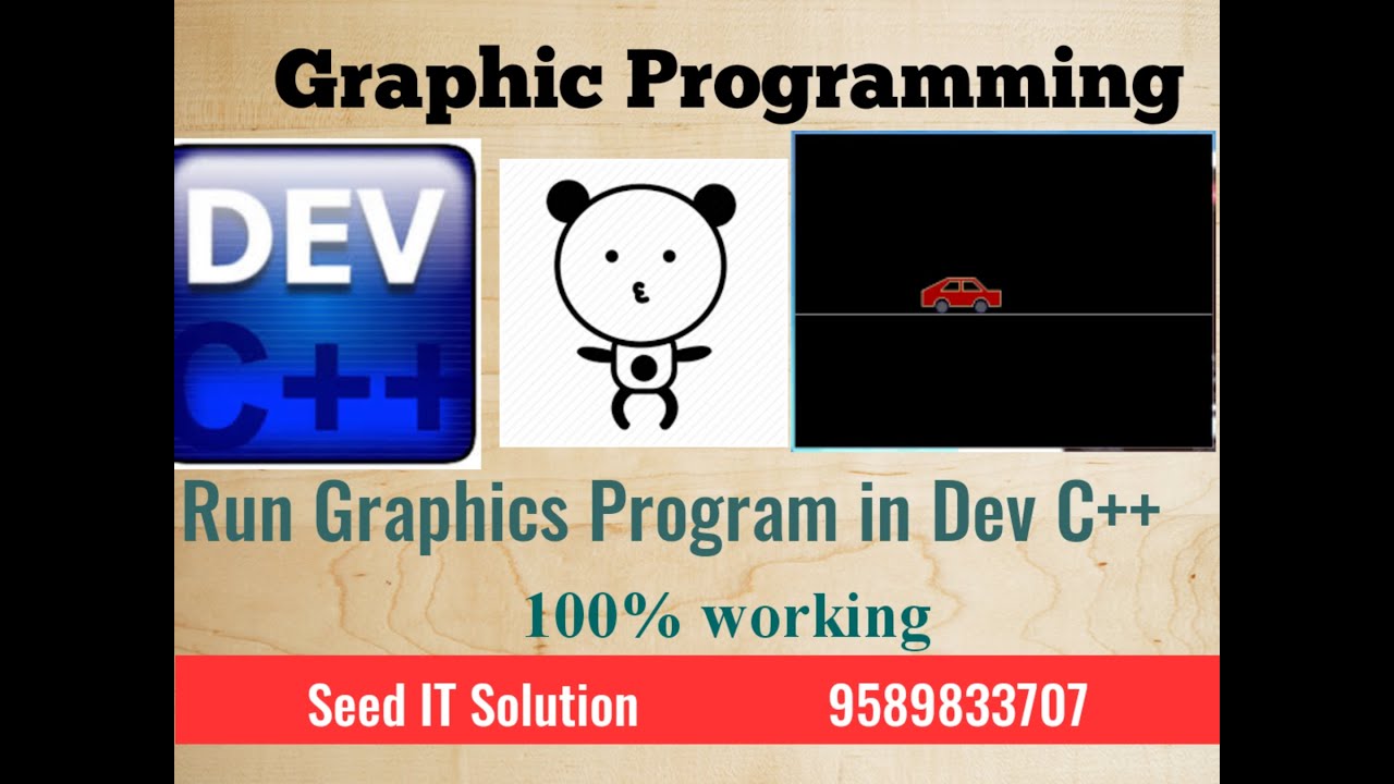 Run Graphics Program in Dev C++ | Graphics in C++