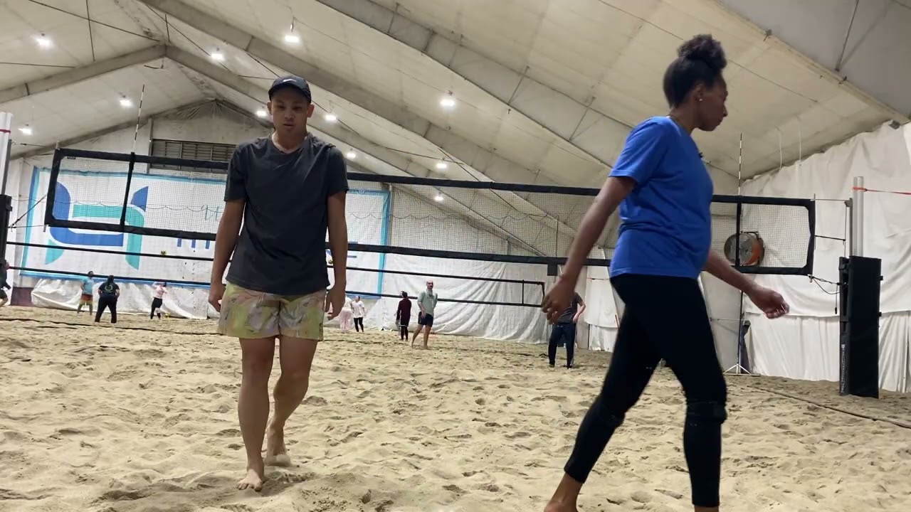 2vs2 Co Ed Beach Volleyball - Slim/Steven vs Anthony/Kelsey - 11/17/2025 - League Game