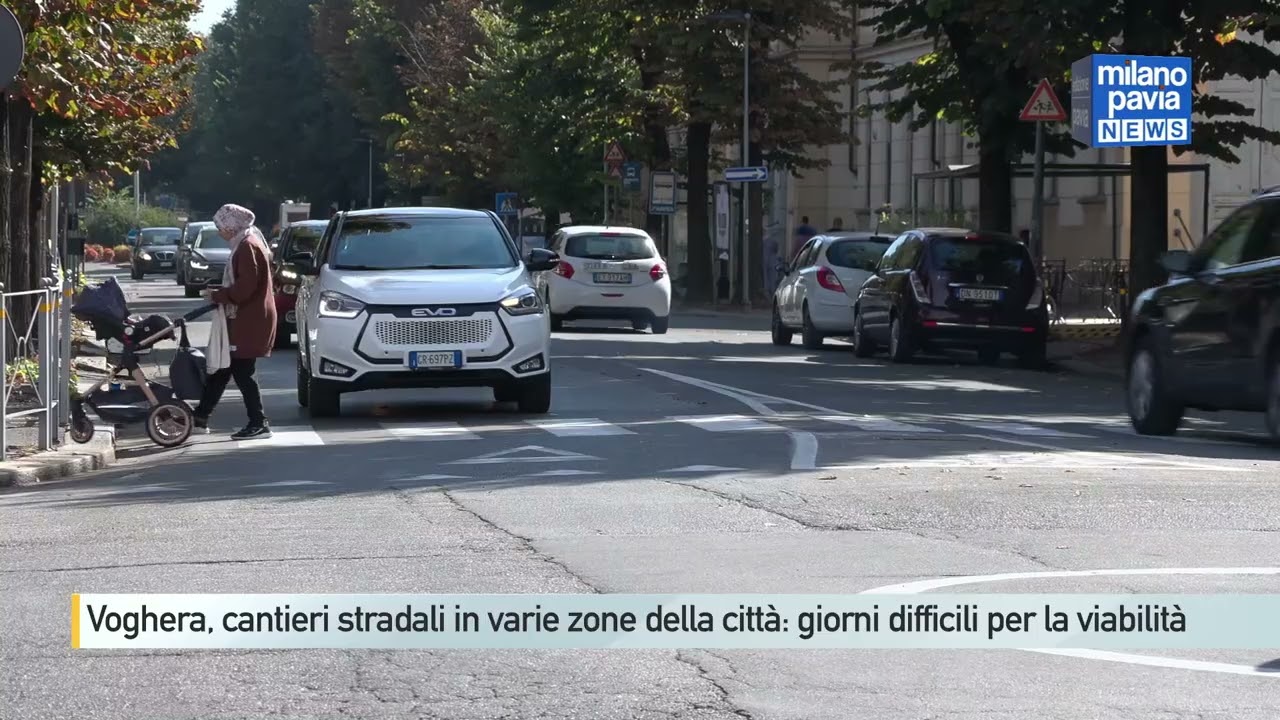 Voghera, cantieri stradali in diverse zone della città: giorni difficili per la viabilità
