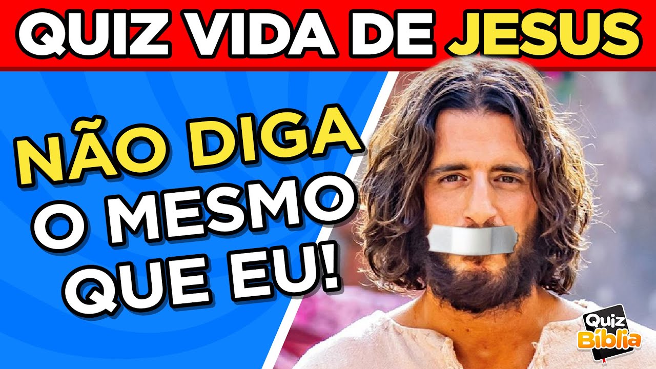 🤐 NÃO diga o Mesmo que EU | Jesus Cristo | Quiz Bíblico sobre Jesus | Natal #quizbiblia