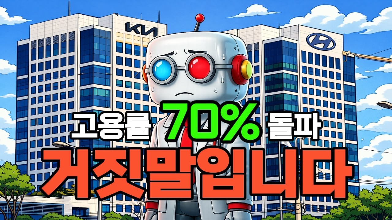 숫자에 속지 마세요 고용률 70%의 잔인한 진실