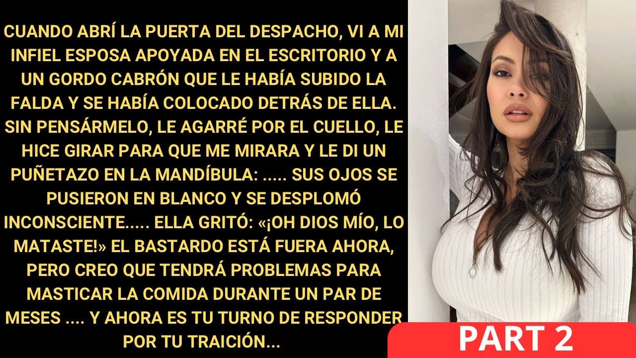 Cuando abrí la puerta, vi a mi esposa infiel apoyada en la mesa y a mi amante gorda...