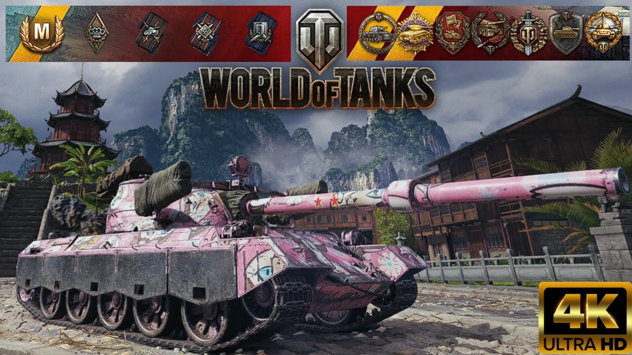 122 TM - Pearl River map - 10 kills - 6,3k damage - Kolobanov World of Tanks replay 4K