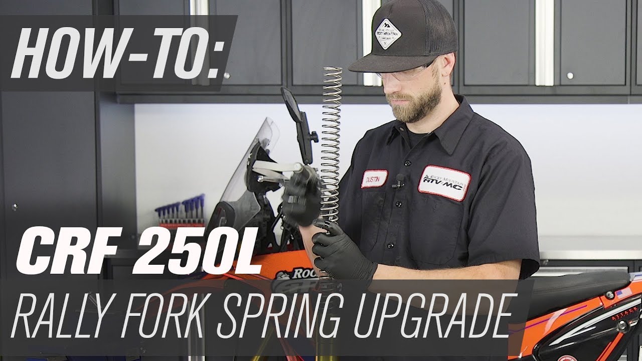 How To Upgrade the Fork Spring on a Honda CRF250L Rally