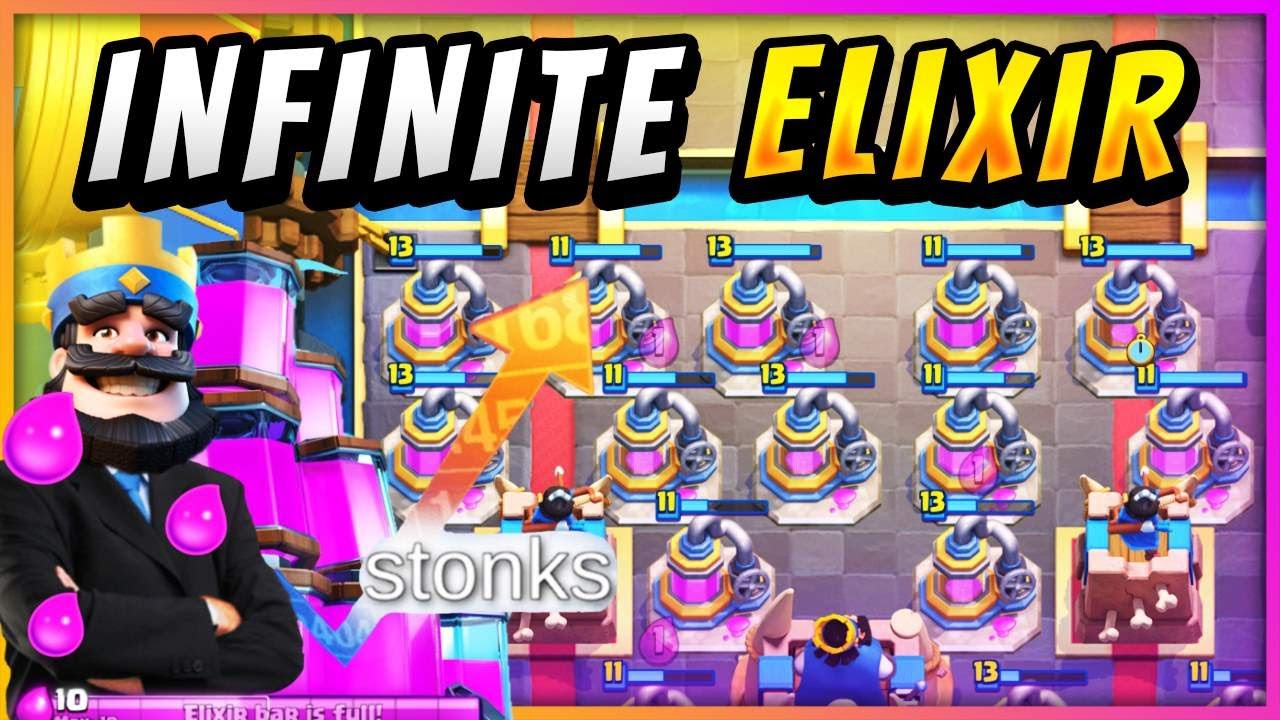 NEVER BEFORE SEEN! MASSIVE ELIXIR STONKS STRATEGY📈— Clash Royale