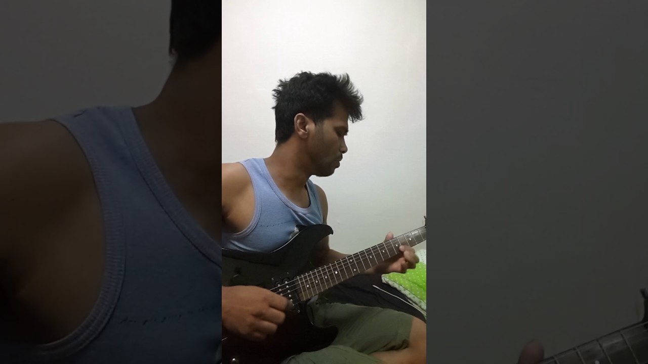 Panavage hitiyata lead guitar cover playng