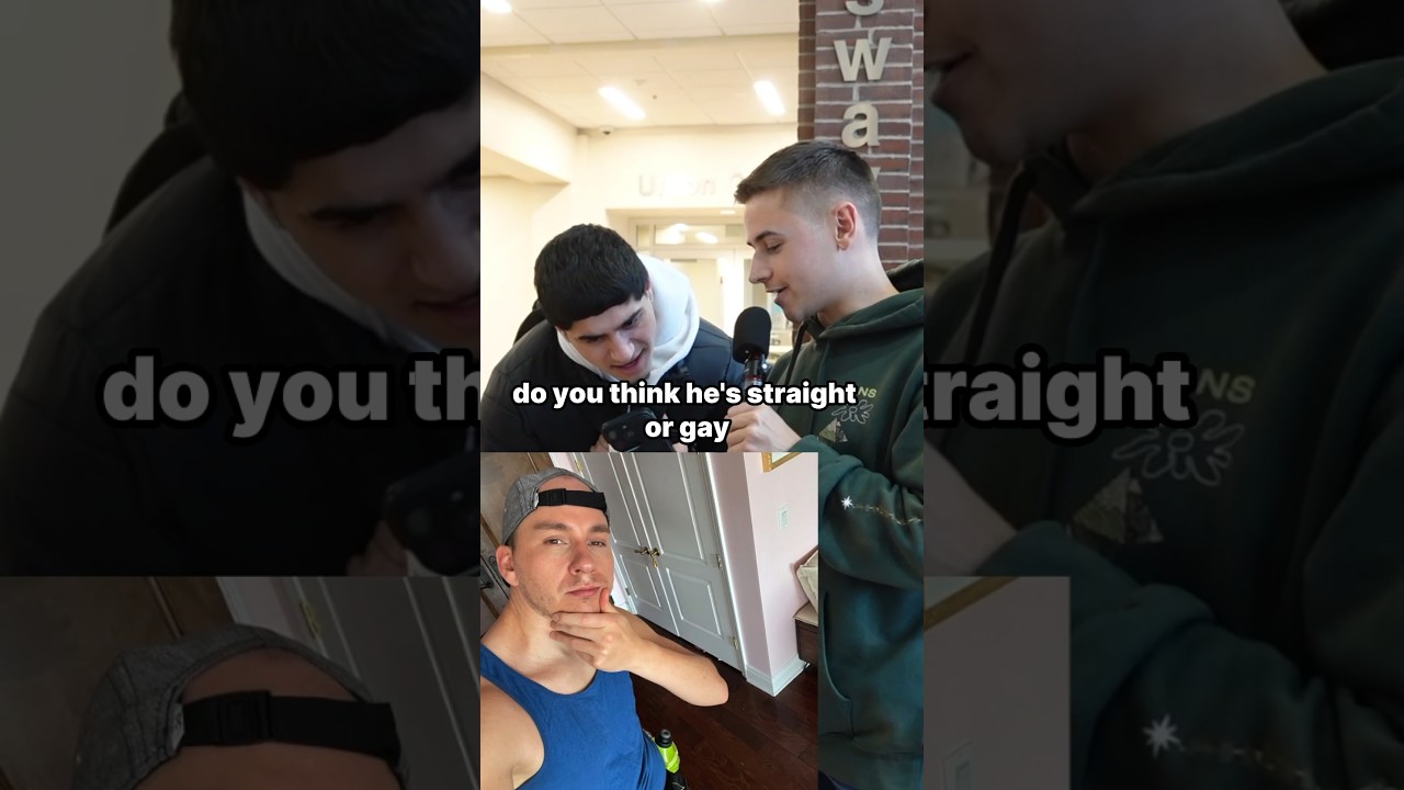 Do you think he&rsquo;s gay or straight? 😱 #shorts #gay