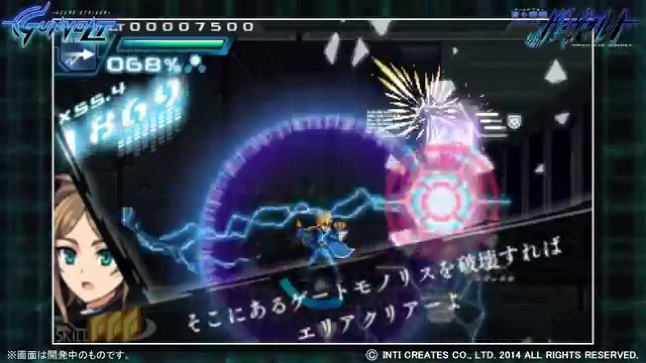 蒼き雷霆 ガンヴォルト：ゲームシステムの紹介１ / Azure Striker Gunvolt : Introduction of the game systems, part 1