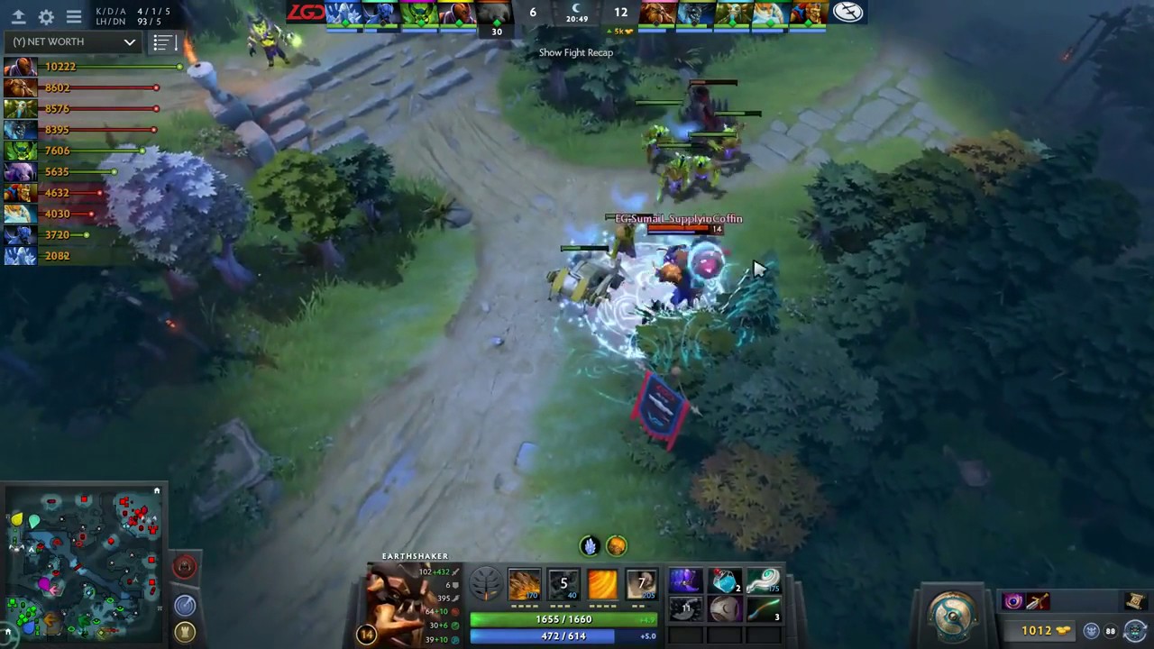 EG.Arteezy calls GG by Mistake - Dota 2