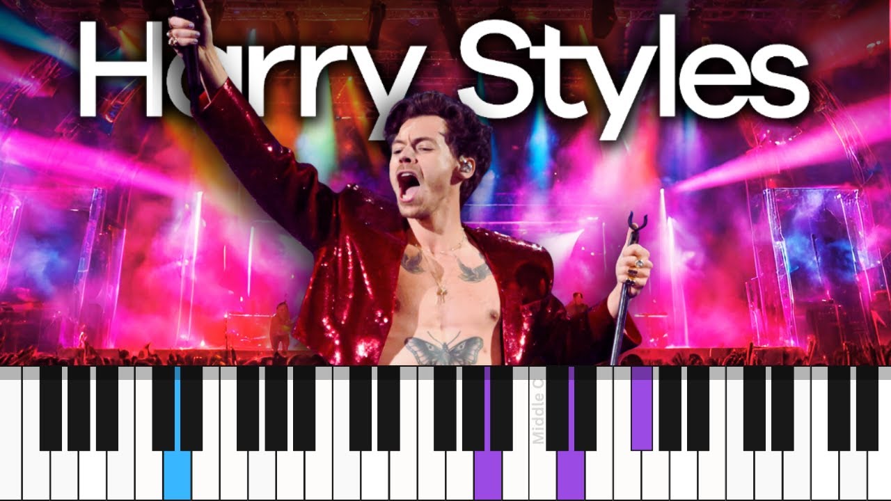 How to play AS IT WAS by Harry Styles - Piano Tutorial for Singing