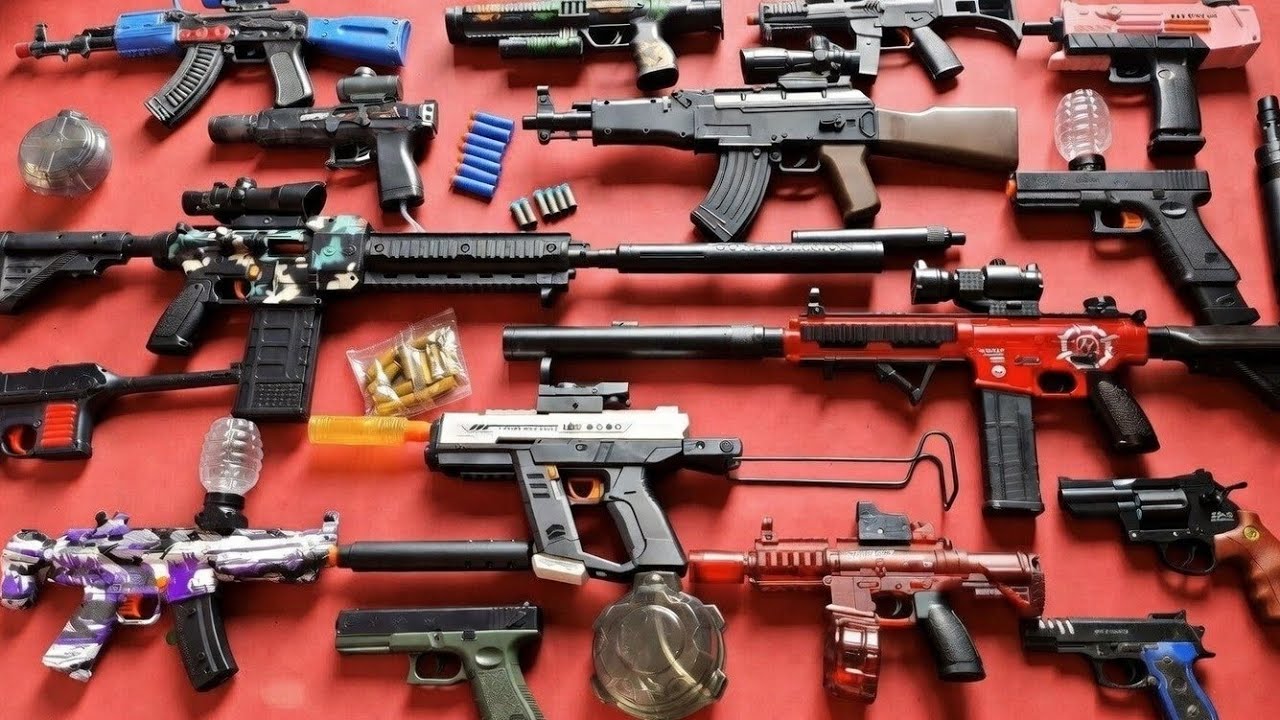 amazing gun toys,soft bullet gun,watergel,watergun,nerfgun,,ak47 gel blaster,revolver,baretta 006