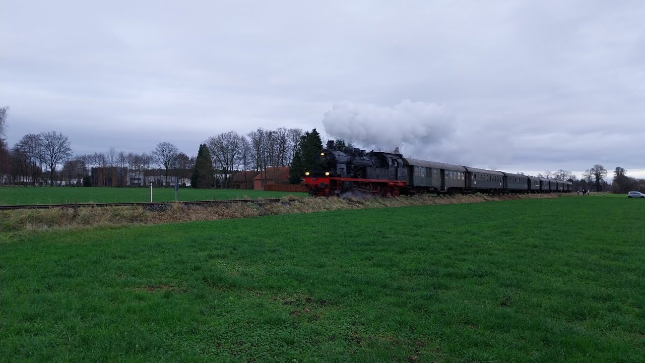 Nikolaus Express mit 78 468  auf der Südlichen TWE Gütersloh Nord - Hövelhof 07.12.2025 4K