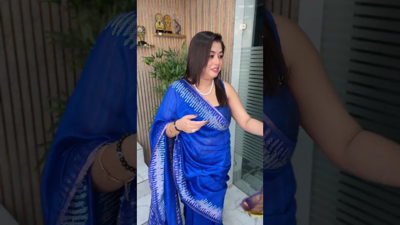 Get ready to experience the softness!Our cotton Kanchi special video Booking Number-9933444112