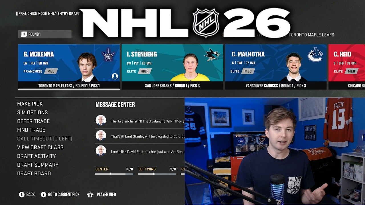 Как сделать АУТЕНТИЧНЫЙ драфт в NHL 26