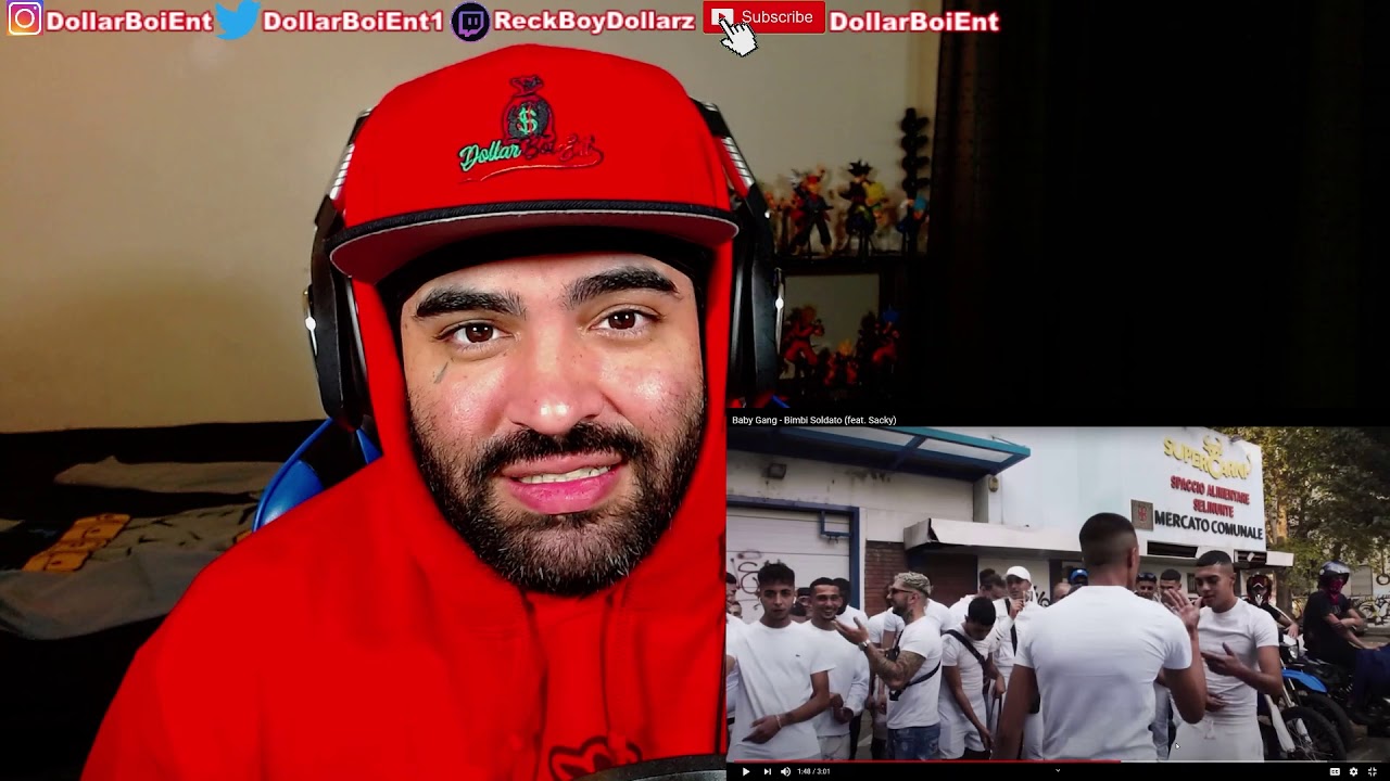 Baby Gang - Bimbi Soldato (feat. Sacky) Italian Drill (American Reaction)