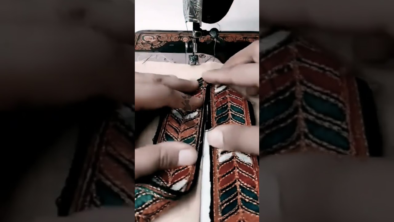 Kurti with border slit design #slit #kurti
