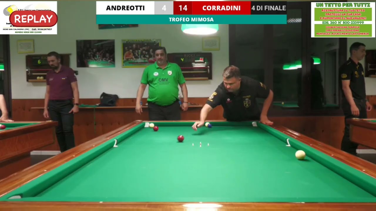 ANDREOTTI vs CORRADINI 4 DI FINALE