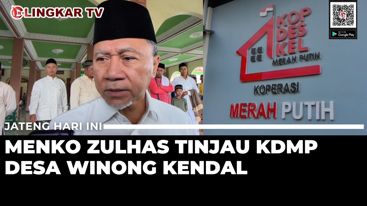 KDMP JADI KUNCI KETAHANAN PANGAN, MENKO ZULHAS TINJAU KDMP DI DESA WINONG KENDAL