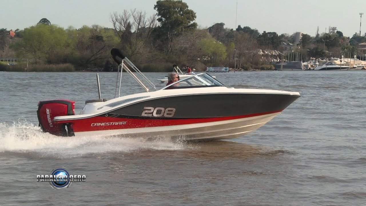 PARALELO CERO Lancha Canestrari 208 con motor fuera de borda
