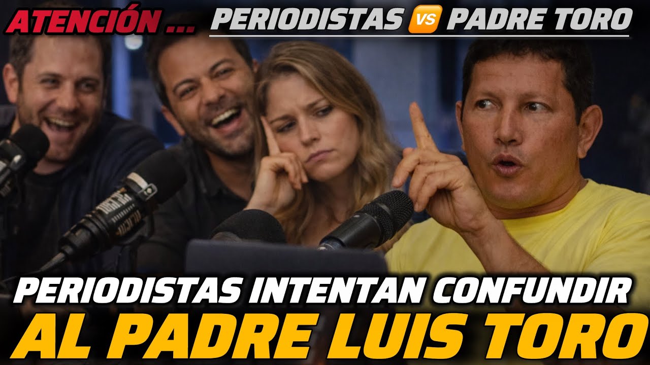 🎙️“Periodistas lo acorralan… pero el Padre Luis Toro los deja sin palabras”