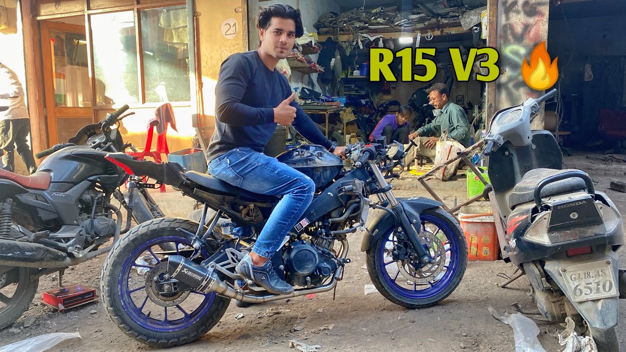 R15 V3 Bs6🔥 Full Modifications | All Parts Colour Change | Tanna Dhaval
