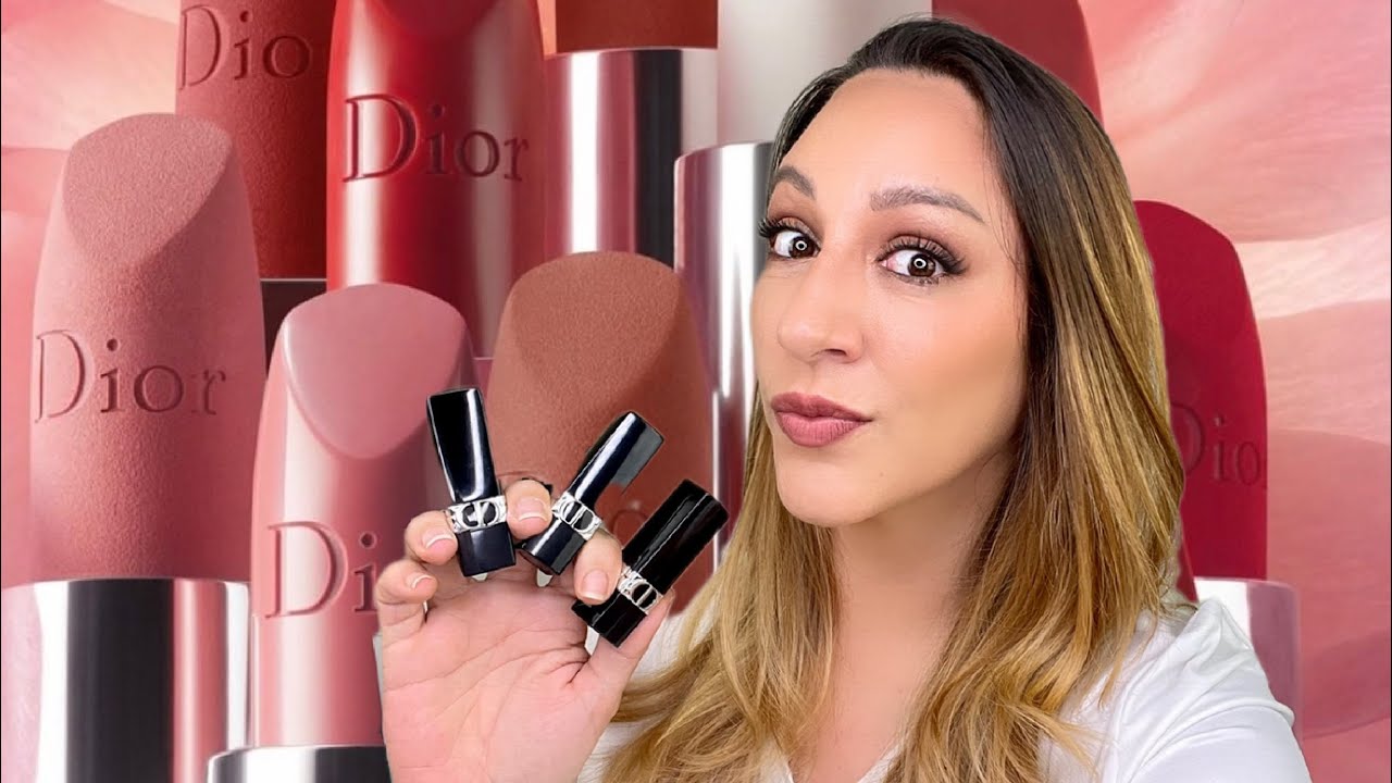 Dior Rouge Velvet Nude Lipsticks | Comparisons and Lip Swatches