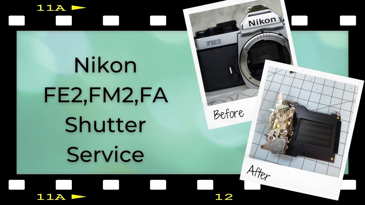 Nikon FE2, FM2, FA Shutter Cleaning