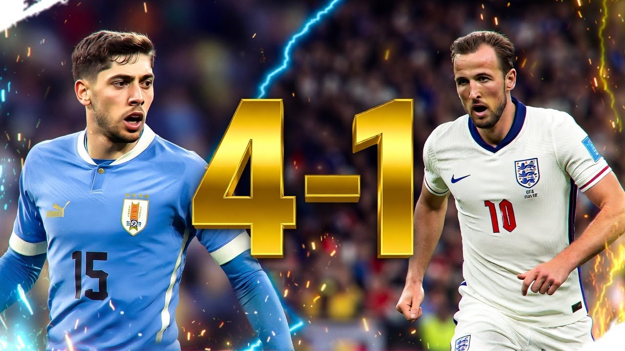 URUGUAY vs ENGLAND (4-1) | Unstoppable Performance! eFootball