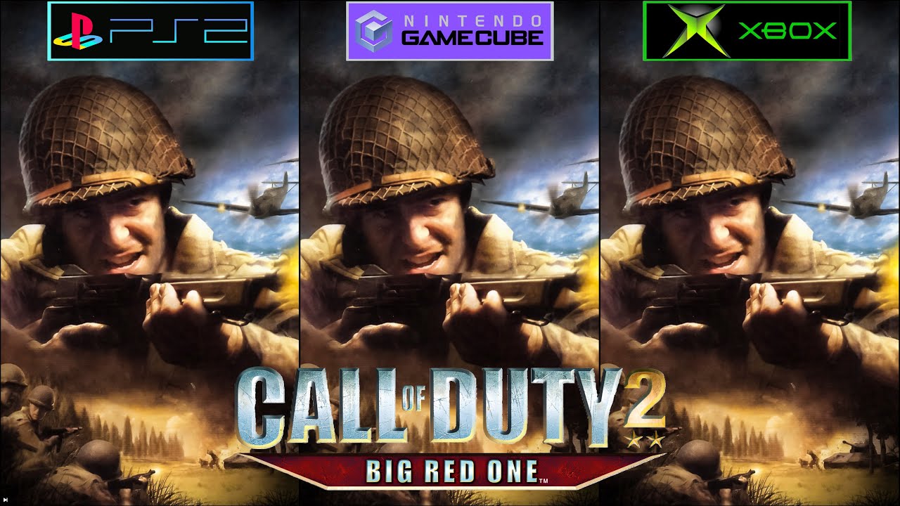 Call of Duty 2: Big Red One PS2 vs GameCube vs Xbox - Graphics Comparison - Framerate - 4k